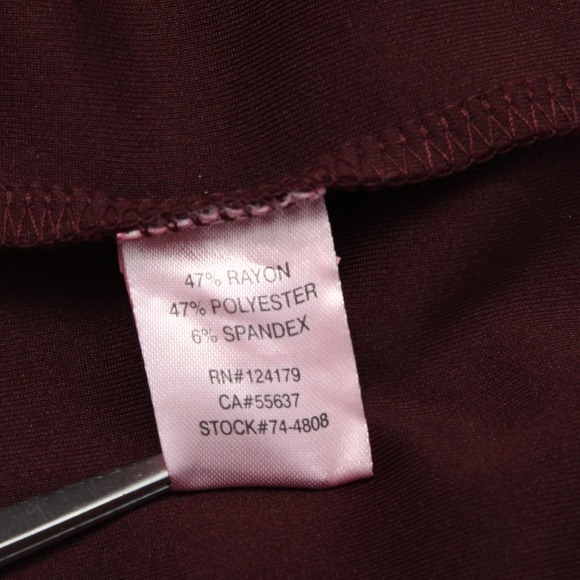 Johnston & Murphy XC4 Pullover Shirt Mens Large Maroon Quarter Zip Stretch - Picture 5 of 11